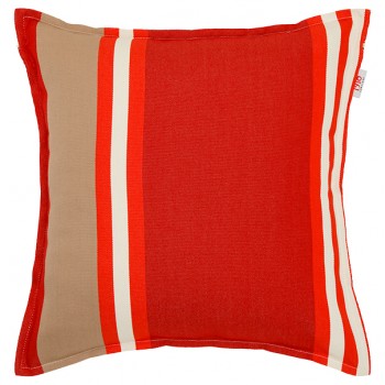 Housse de coussin carrée 40*40cm Pantxika Rouille, coton bio