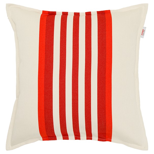 Housse de coussin carrée 40*40cm Pantxika Rouille, coton bio