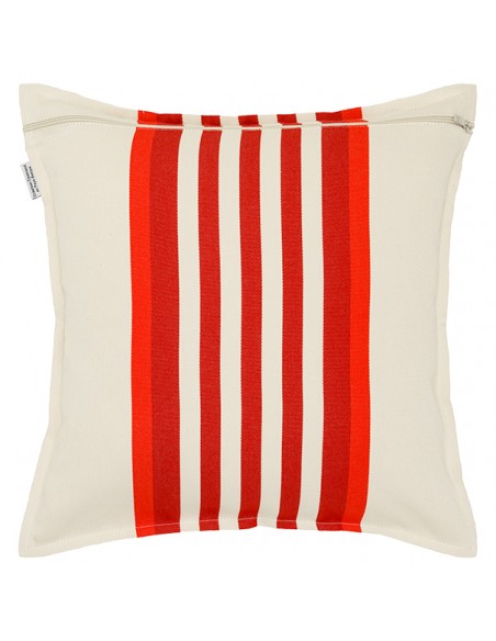 Housse de coussin carré coton bio sergé