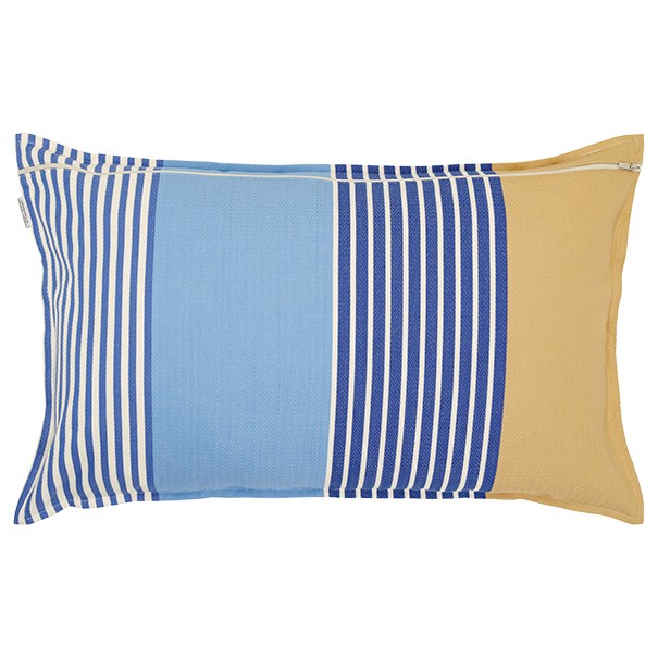 Housse de coussin rectangulaire coton bio chevron