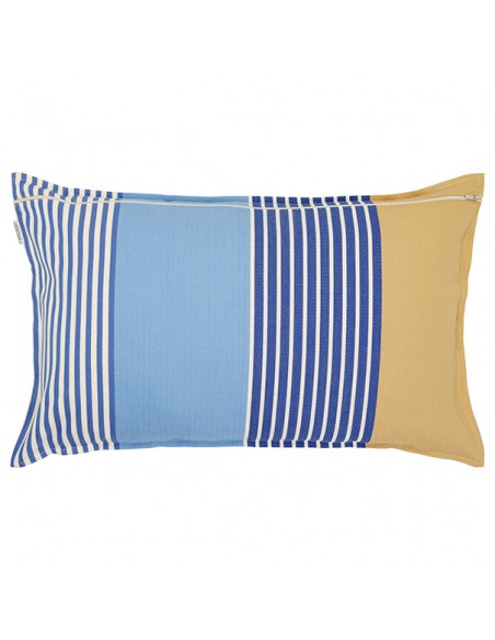 Housse de coussin rectangulaire coton bio chevron