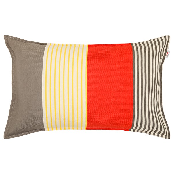 Housse de coussin rectangulaire 45*70cm Elaia Havane