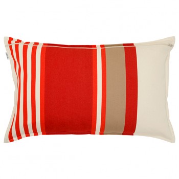 Housse de coussin rectangulaire 45*70cm Pantxika Rouille, coton bio 2
