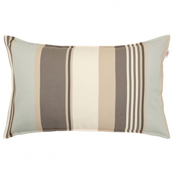Housse de coussin rectangulaire 45*70cm Ramuntxo Etain, coton bio