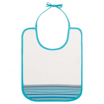 White terry bib Arrain