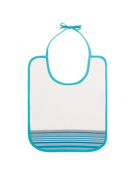 White terry bib Arrain White terry bib Arrain