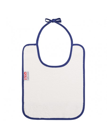 WHITE TERRY BIB