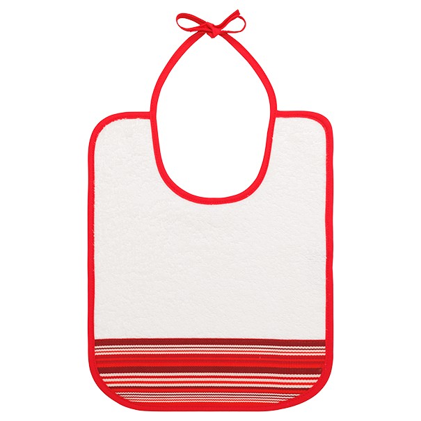 Bavoir bébé, enfant, éponge blanche Muxu