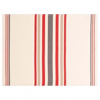 Hand towel Mante havane/rouille