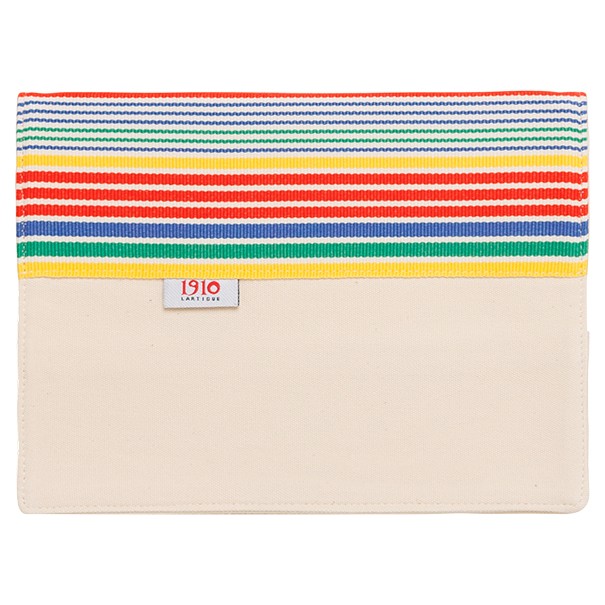 Housse carnet de santé écru