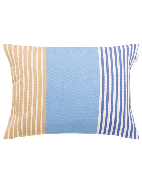 Cojín rectangular algodón Elaia bleu Cojín rectangular algodón Elaia bleu