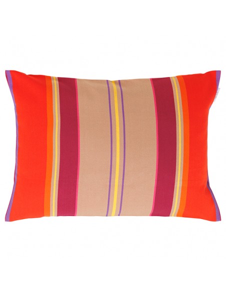 Coussin rectangulaire coton bio sergé déhoussable