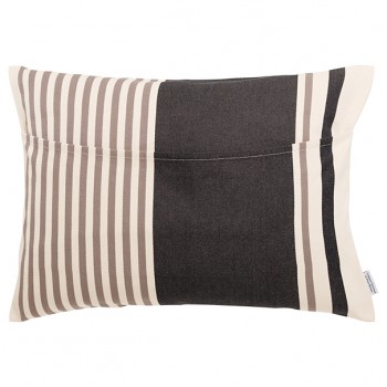 Cushion rectangular cotton 35*50cm, Txomin Noir 2