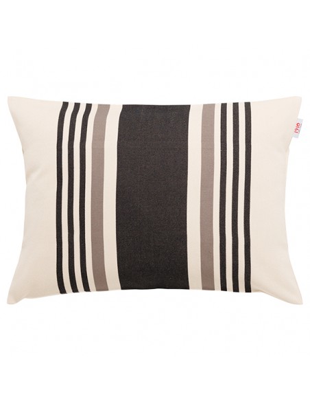 Coussin rectangulaire coton bio sergé déhoussable
