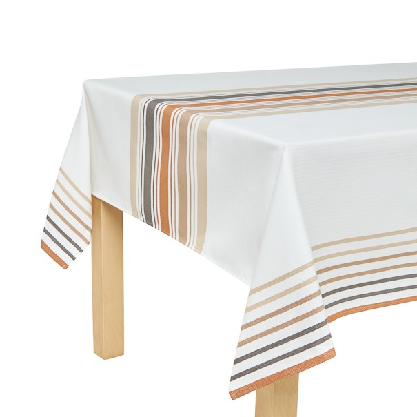 Mantel de algodón orgánico - tejido chevron