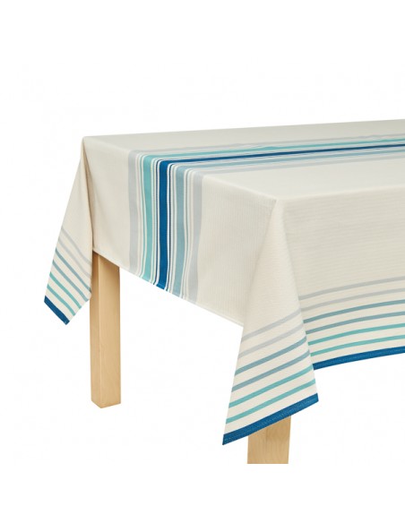 Nappe enduite Xana Bleu