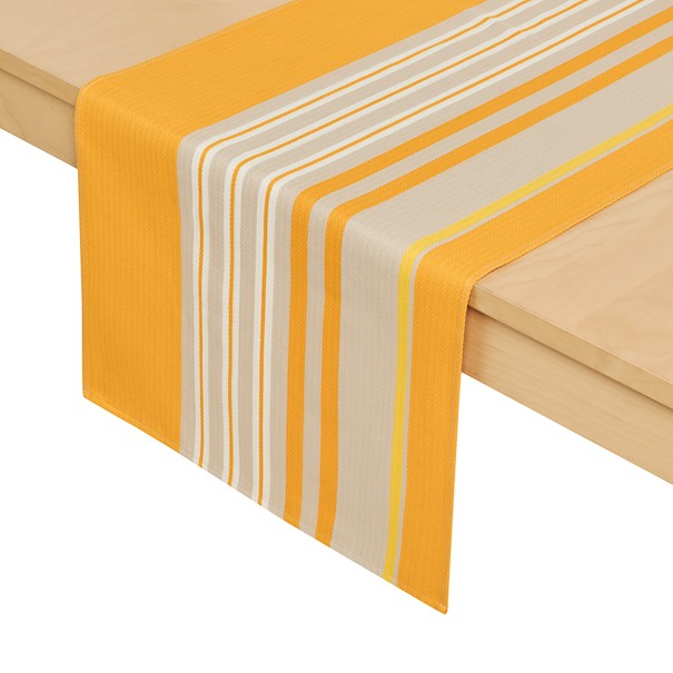 Jeté, chemin de table, coton bio, Eguzki