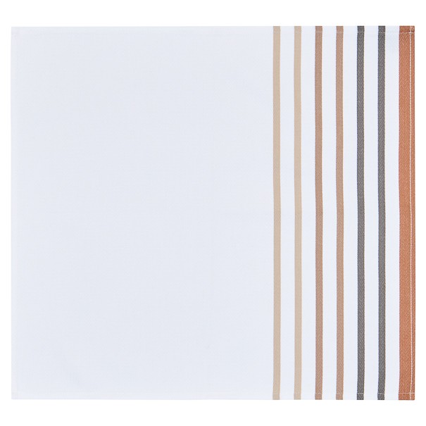 Cotton hemmed napkin Xana Noix