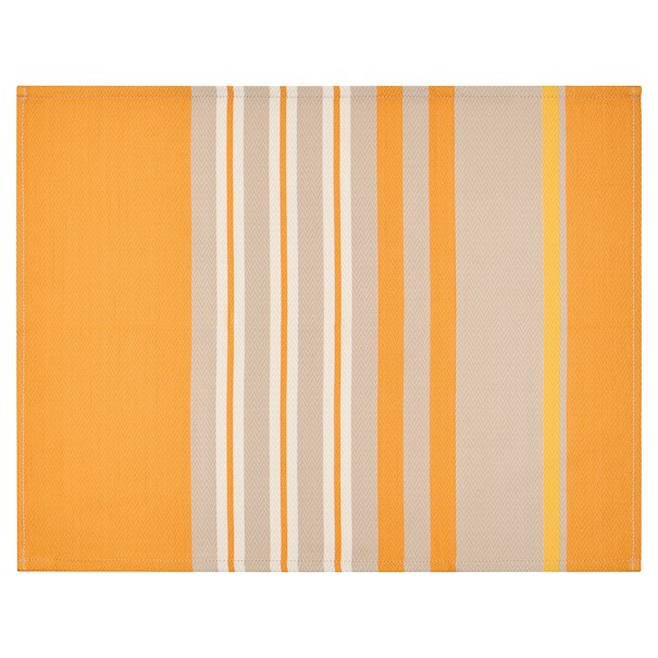 Coated hemmed placemat Eguzki