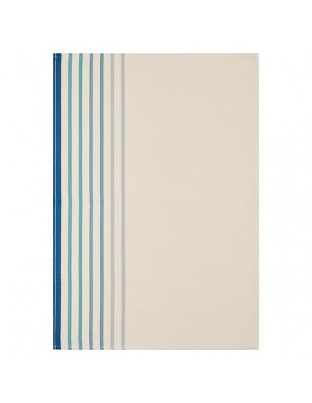 Torchon coton bio, Xana bleu