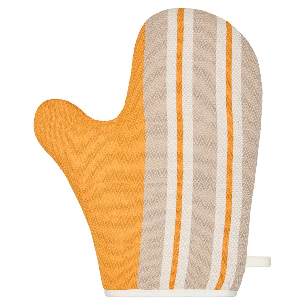 Gant de cuisine coton bio - tissage chevron