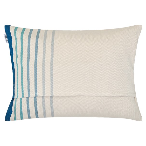 Coussin rectangulaire coton bio chevron...