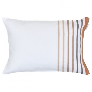 Housse coussin/coussin déhoussable 35*50cm, coton bio, Xana Noix
