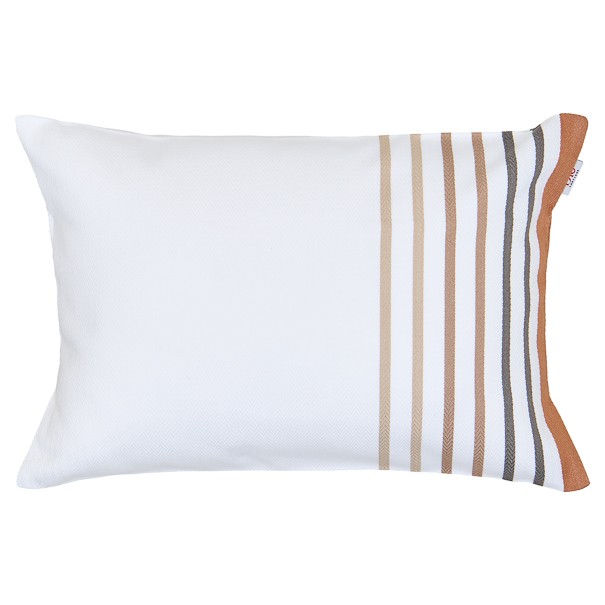 Housse coussin/coussin déhoussable 35*50cm, coton bio, Xana Noix