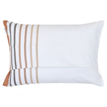 Housse coussin/coussin déhoussable 35*50cm, coton bio, Xana Noix 2
