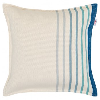 Housse coussin 40*40cm, coton bio, Xana Bleu