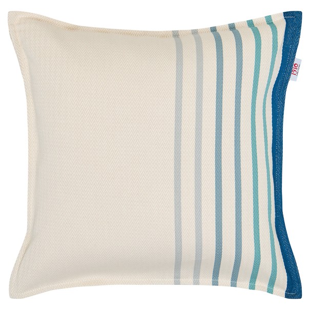 Cushion cover square cotton Xana Bleu