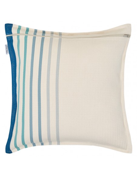Housse de coussin carré coton bio chevron