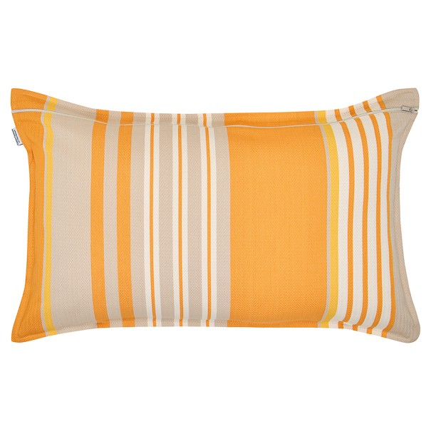 Housse de coussin rectangulaire coton bio chevron