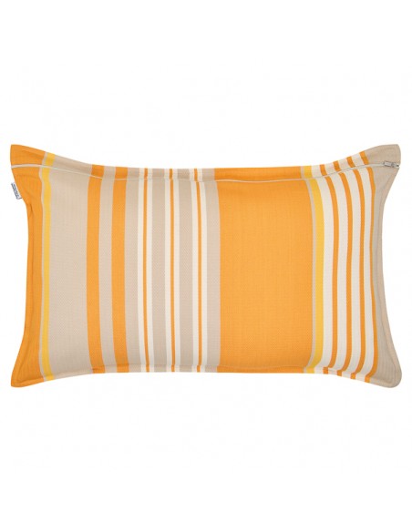 Housse de coussin rectangulaire coton bio chevron