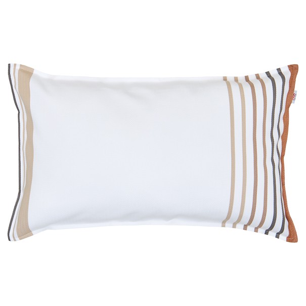 Housse de coussin ou coussin déhoussable 45*70cm, coton bio, Xana Noix