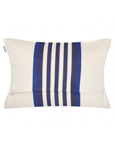 Coussin rectangulaire coton bio sergé déhoussable
