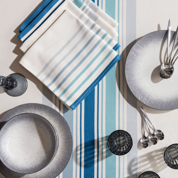 Nappe coton bio, Xana Bleu