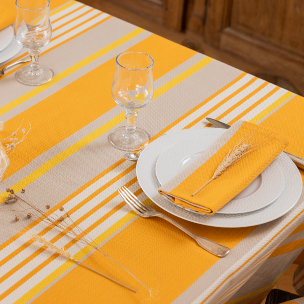 Coated tablecloth