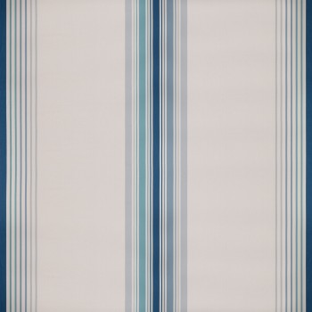 Toile grande largeur coton bio Xana Bleu