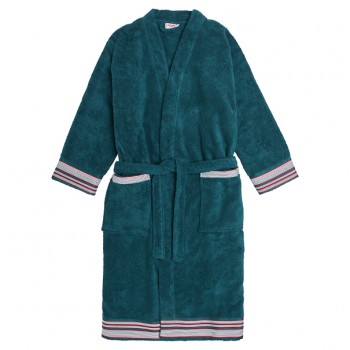 Peignoir en éponge verte Iziea