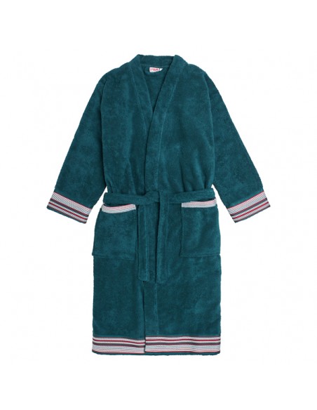 Peignoir en éponge verte Iziea