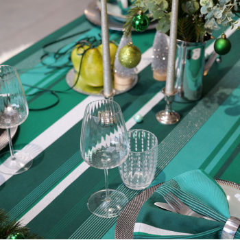 Serviette de table en coton bio Johana billard