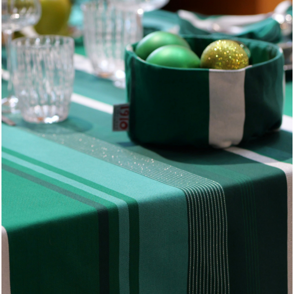 Cesta redonda de pan de algodon Johana billard