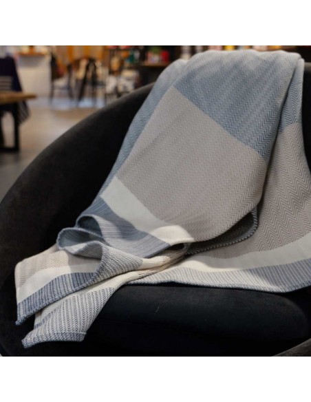 Plaid MENDIA – Navy