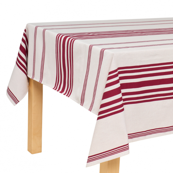 Mantel de algodon Marra Raisin