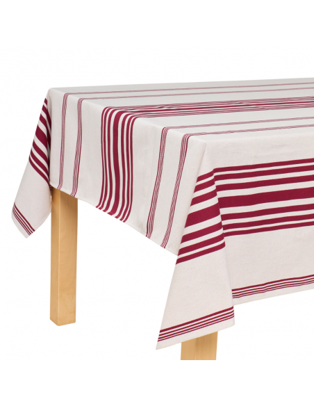 Mantel de algodon Marra Raisin