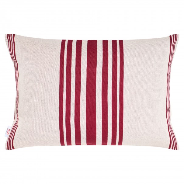 Coussin/housse de coussin rectangulaire 35/50cm coton bio Marra Raisin