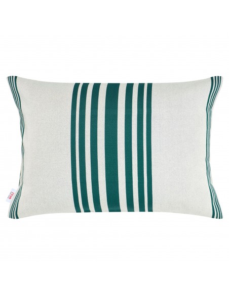 Coussin/housse de coussin rectangulaire déhoussable, 35*50cm, coton bio, Marra Vert