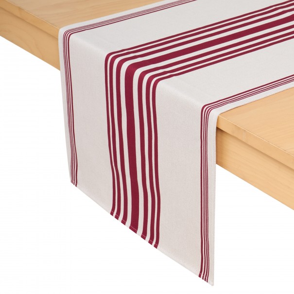Chemin de table coton bio Marra Raisin