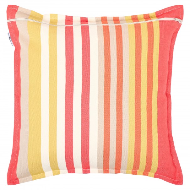 Housse de coussin/coussin carré, coton bio, Iluna